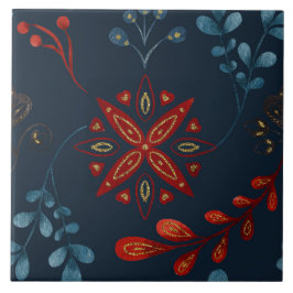 Christmas Folk Nordic Art Tegeltje