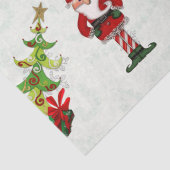 Christmas Folk Whimsey 15 inch & alleen lager Tissuepapier (Detail)