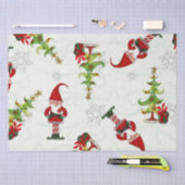 Christmas Folk Whimsey 15 inch & alleen lager Tissuepapier (Craft)