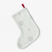 Christmas Folk Whimsey 3D Lettering GEPERSONALISEE Kleine Kerstsok (Achterkant (Hangend))