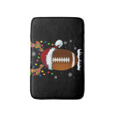 Christmas Football Ball Lights Funny Boys Men Spor Badmat (Voorkant Verticaal)
