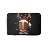 Christmas Football Ball Lights Funny Boys Men Spor Badmat (Voorkant)