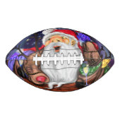 Christmas Football Gift Santa and Reindeers - Fun (Voorkant)