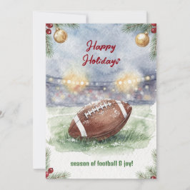Christmas Football Holiday Greeting Cards Feestdagenkaart