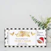 Christmas Football Ticket, Verrassingscadeaubon (Staand voorkant)
