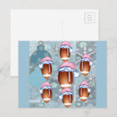 CHRISTMAS-FOOTBALLS FEESTDAGENKAART (Voorkant / Achterkant)