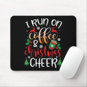 Christmas For Men I Run On Coffee And Christmas Ch Muismat (Met muis)