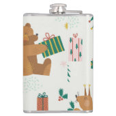 Christmas Forest Dieren:  vibe Heupfles (Achterkant)