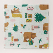 Christmas Forest Dieren:  vibe Legpuzzel (Horizontaal)