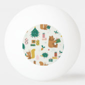 Christmas Forest Dieren:  vibe Pingpongbal (Achterkant)