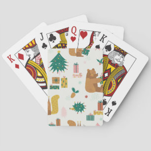 Christmas Forest Dieren:  vibe Pokerkaarten