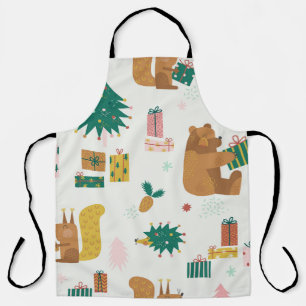 Christmas Forest Dieren: vibe Schort