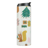 Christmas Forest Dieren: vibe Thermosbeker (Gedraaid links)