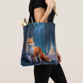 Christmas Forest Fox Tote Bag (Dichtbij)