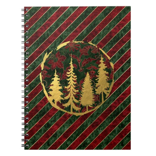 Christmas Forest Schrijven Notitieboeken (Voorkant)