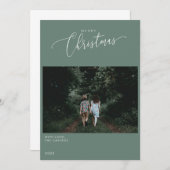 CHRISTMAS FOTO-KAART KAART (Voorkant / Achterkant)
