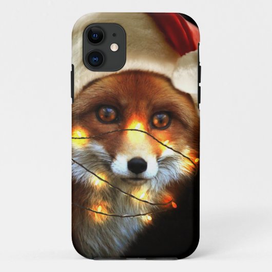 Christmas fox Case-Mate iPhone case (Achterkant)