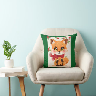 Christmas Fox decor Kussen