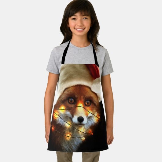 Christmas fox schort (Insitu)