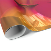 CHRISTMAS ~ Fractal Pattern Gold Green Red ~ Cadeaupapier (Rol Hoek)