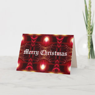 Christmas Fractals-Kaart Feestdagen Kaart