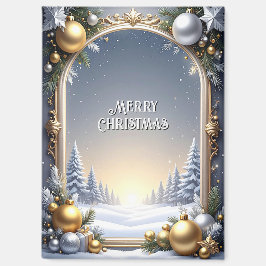 Christmas Frame Holiday Magnet