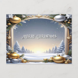 Christmas Frame Holiday Postcard Briefkaart