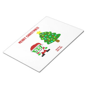 Christmas FrankenCheese Notitieblok 27,9 cm x 21,6