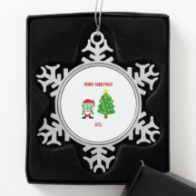 Christmas FrankenCheese Sneeuwvlok Ornament