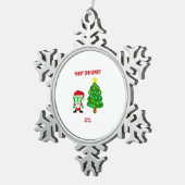 Christmas FrankenCheese Sneeuwvlok Ornament (Rechts)