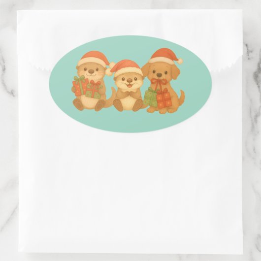 Christmas Friends Sticker (Tas)