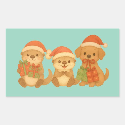 "Christmas Friends" Sticker (Voorkant)