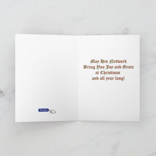 Christmas: Friendship Invitation Card (Binnen)