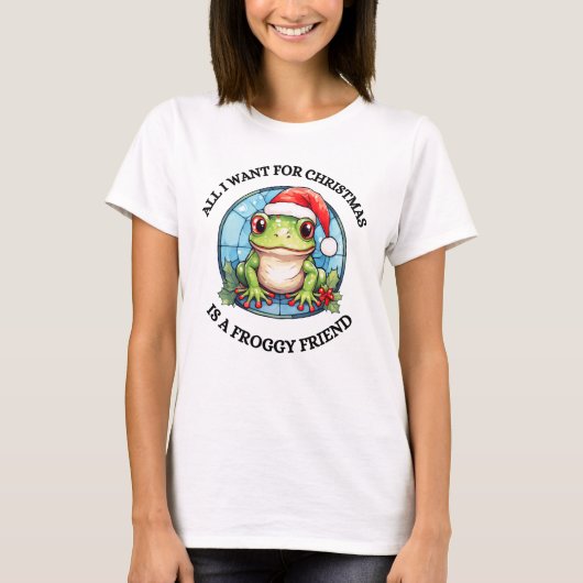 Christmas Froggy T-shirt (Voorkant)