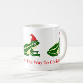 Christmas Frogs Mug Koffiemok (Voorkant rechts)