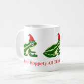 Christmas Frogs Mug Koffiemok (Voorkant links)