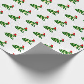 Christmas Frogs Wrapping Paper Cadeaupapier (Hoek)