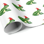 Christmas Frogs Wrapping Paper Cadeaupapier (Rol Hoek)