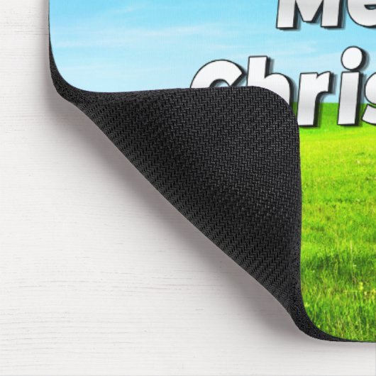 Christmas Frutiger Aero Mouse Pad Muismat (Hoek)