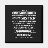 Christmas Fun For Brother From Sister 1  Magneet (Voorkant)