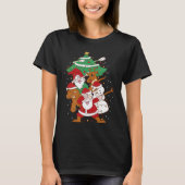 Christmas Fun Santa Deer Elf Ginger T-shirt (Voorkant)