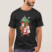 Christmas Fun Santa Deer Elf Ginger T-shirt (Voorkant)