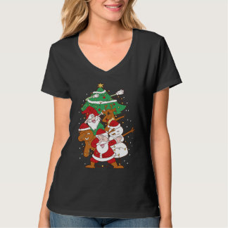 Christmas Fun Santa Deer Elf Ginger T-shirt
