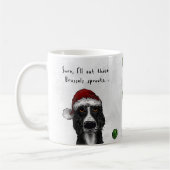 Christmas Funny Border Collie Mok - Sprouts (Links)