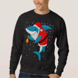 Christmas - Funny Christmas Shark T-Shirt<br><div class="desc">Great for Christmas gifts, birthdays or just to treat yourself to a great graphic tee. With its soft feel, the unisex fit is ideal for both adult men and women and runs true to size and is Machable. Perfect gift for donkey lover in your life, whether it be your mom,...</div>