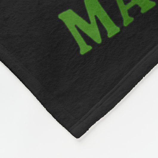 Christmas Funny Cute Feral Raccoon Snacks Make Me Fleece Deken (Hoek)