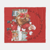 Christmas funny gifts T-Shirt Fleece Deken (Voorkant (Horizontaal))