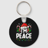 Christmas Funny I Come In Peace Couple Matching Me Sleutelhanger (Voorkant)
