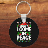 Christmas Funny I Come In Peace Couple Matching Me Sleutelhanger (Voorkant)