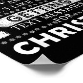 Christmas Funny Just Checked My Bank Account Gift Poster (Hoek)